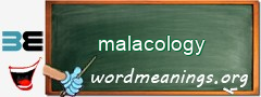 WordMeaning blackboard for malacology